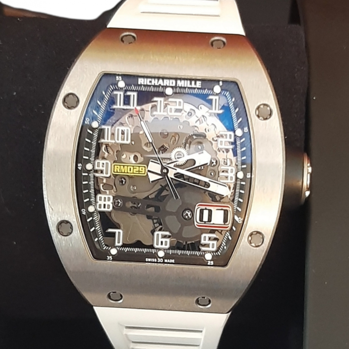 Watch Richard Mille Silver in Titanium 